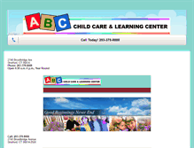 Tablet Screenshot of abcchildcarecenter.com